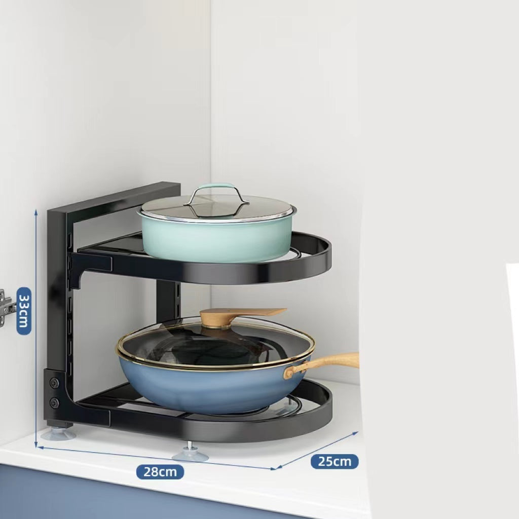 Multi-layer Shelving Pot Under The Cabinet