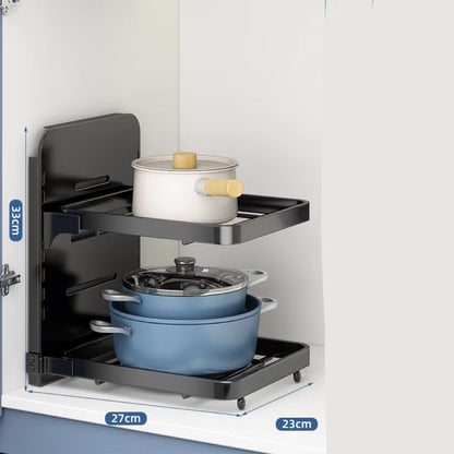 Multi-layer Shelving Pot Under The Cabinet