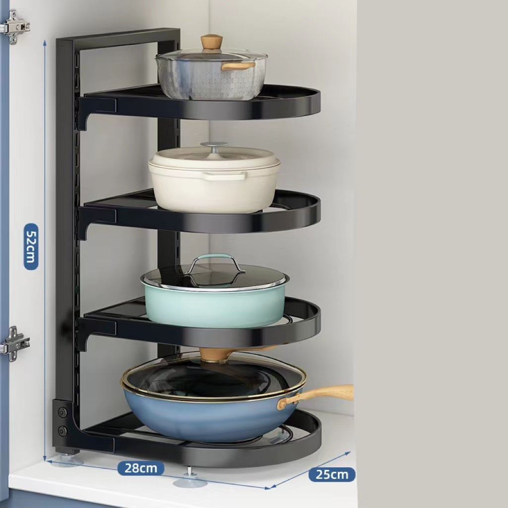 Multi-layer Shelving Pot Under The Cabinet